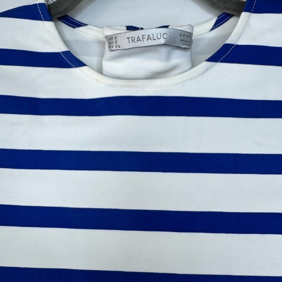Zara Trafaluc Navy and White Striped Top - Picture 13 of 17